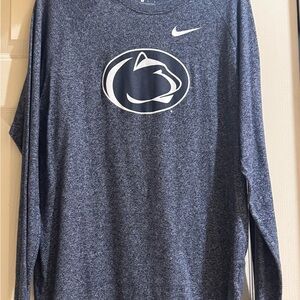 Nike Heathered Blue PSU Nittany Lion Tee